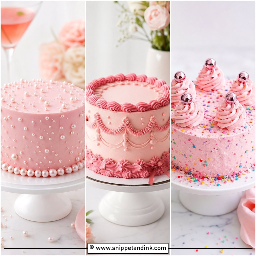 25 Pink Bachelorette Party Cake Ideas for Wedding Fun