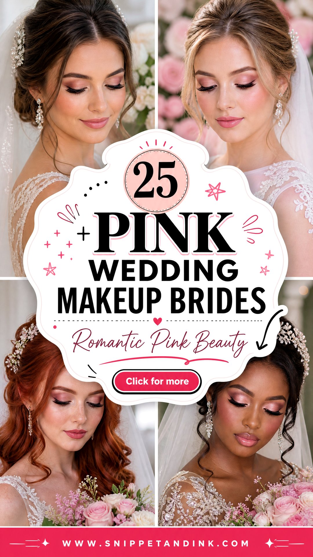 25 Pink Wedding Makeup Brides Romantic Looks to Try - 25 Pink Wedding Makeup Brides: Romantic Looks to Try