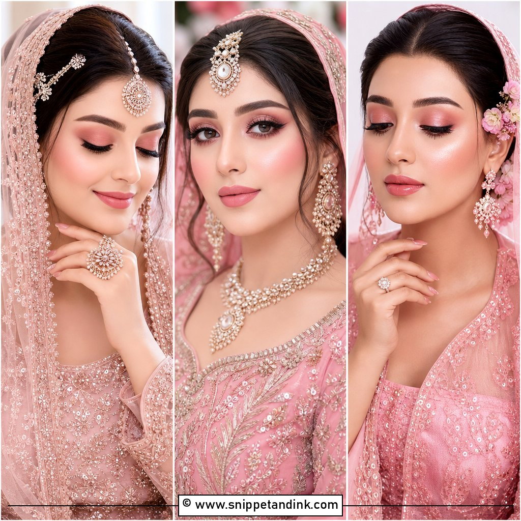 25 Pink Wedding Makeup Ideas Soft Glam Looks for Brides