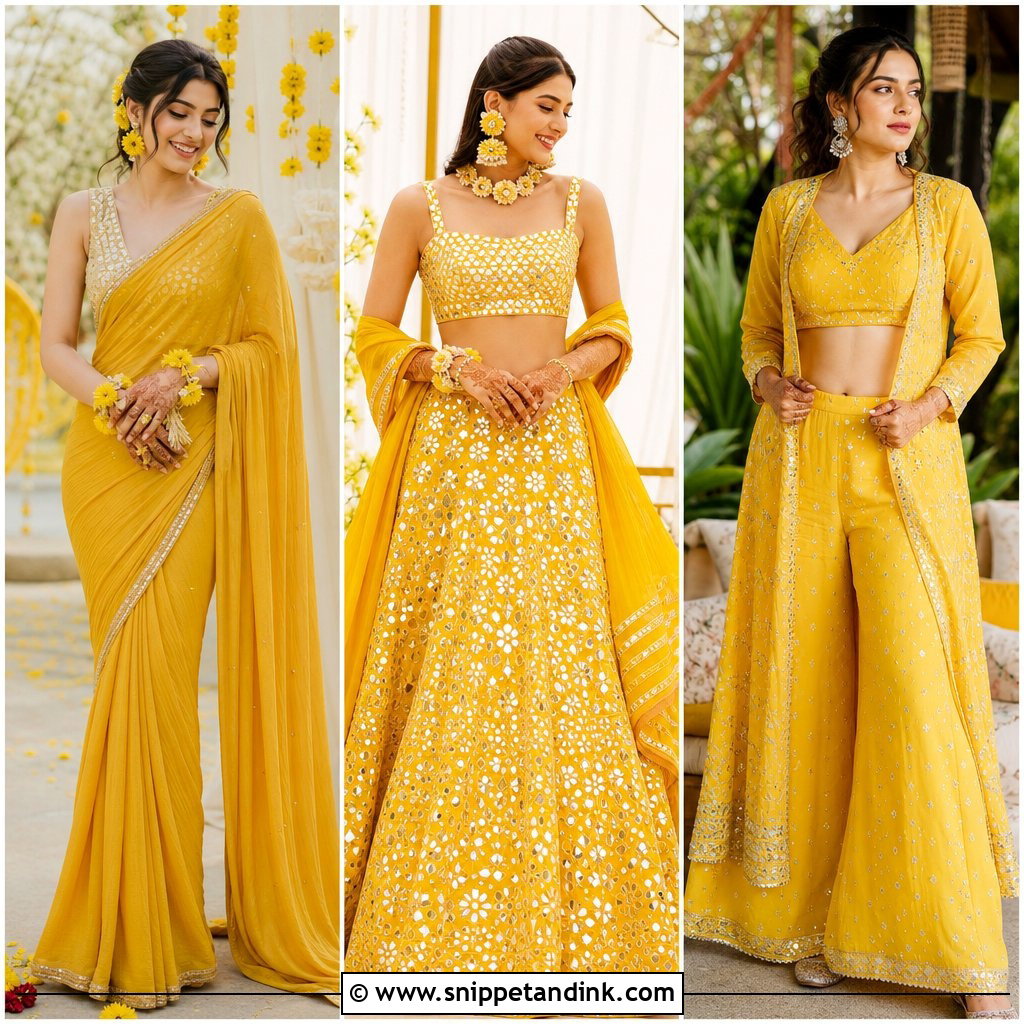 25 Pithi Outfit Brides Ideas for a Vibrant Pre-Wedding Look