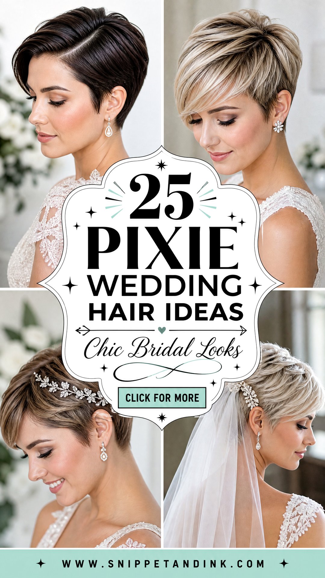 25 Pixie Wedding Hair Ideas Chic Bridal Looks to Try - 25 Pixie Wedding Hair Ideas: Chic Bridal Looks to Try