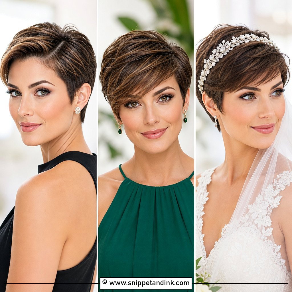 25 Pixie Wedding Hair Ideas Chic Bridal Looks to Try