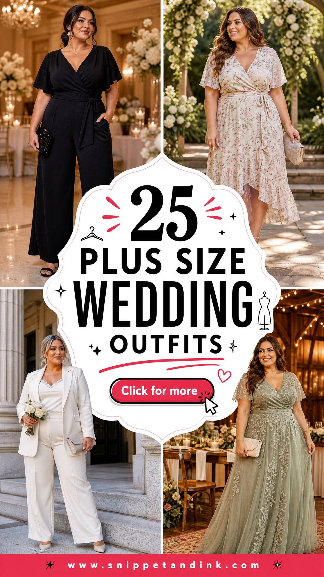 25 Plus Size Wedding Outfits Chic Guest Looks for Every Season - 25 Plus Size Wedding Outfits: Chic Guest Looks for Every Season