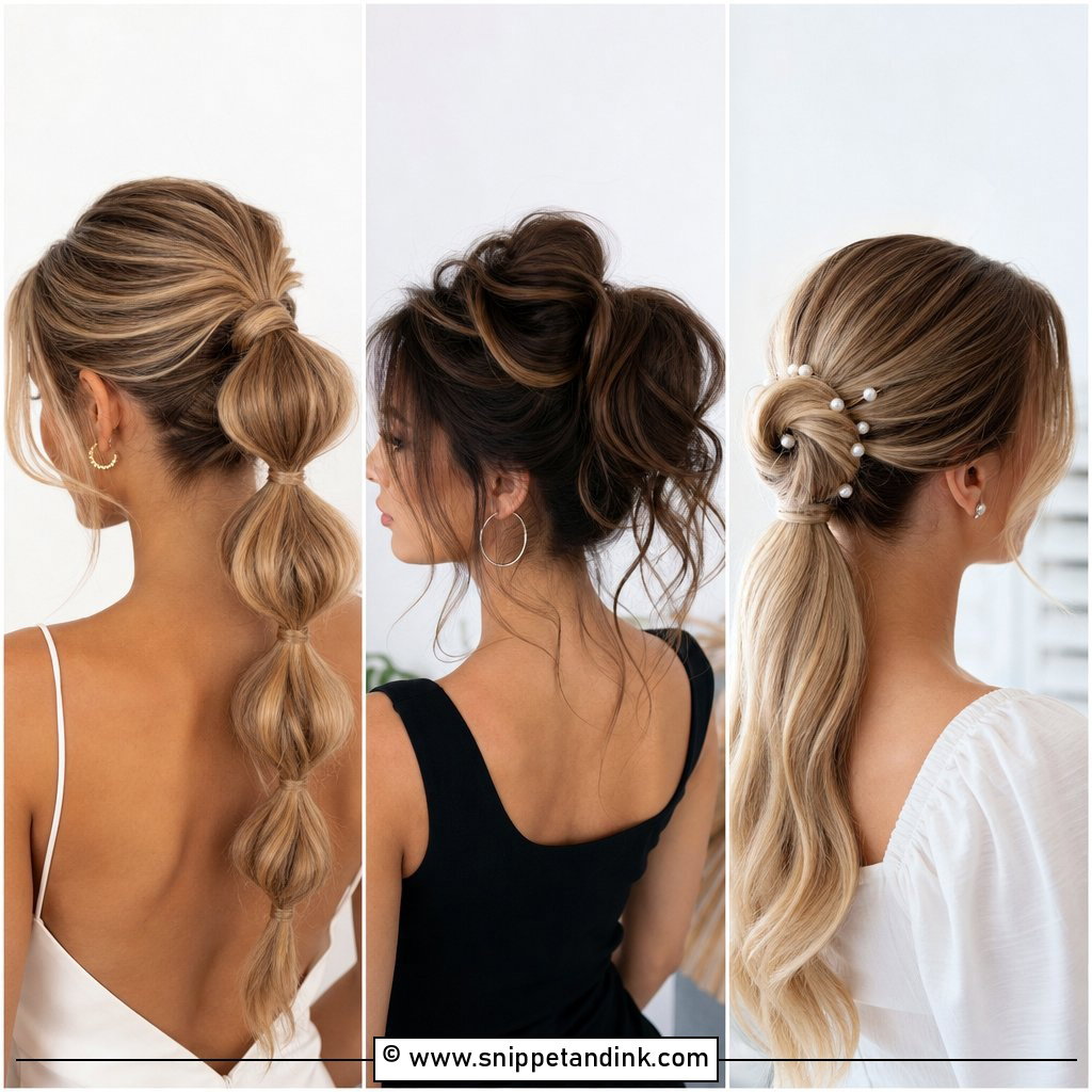 25 Ponytail Updo Wedding Ideas For Effortless Bridal Glam