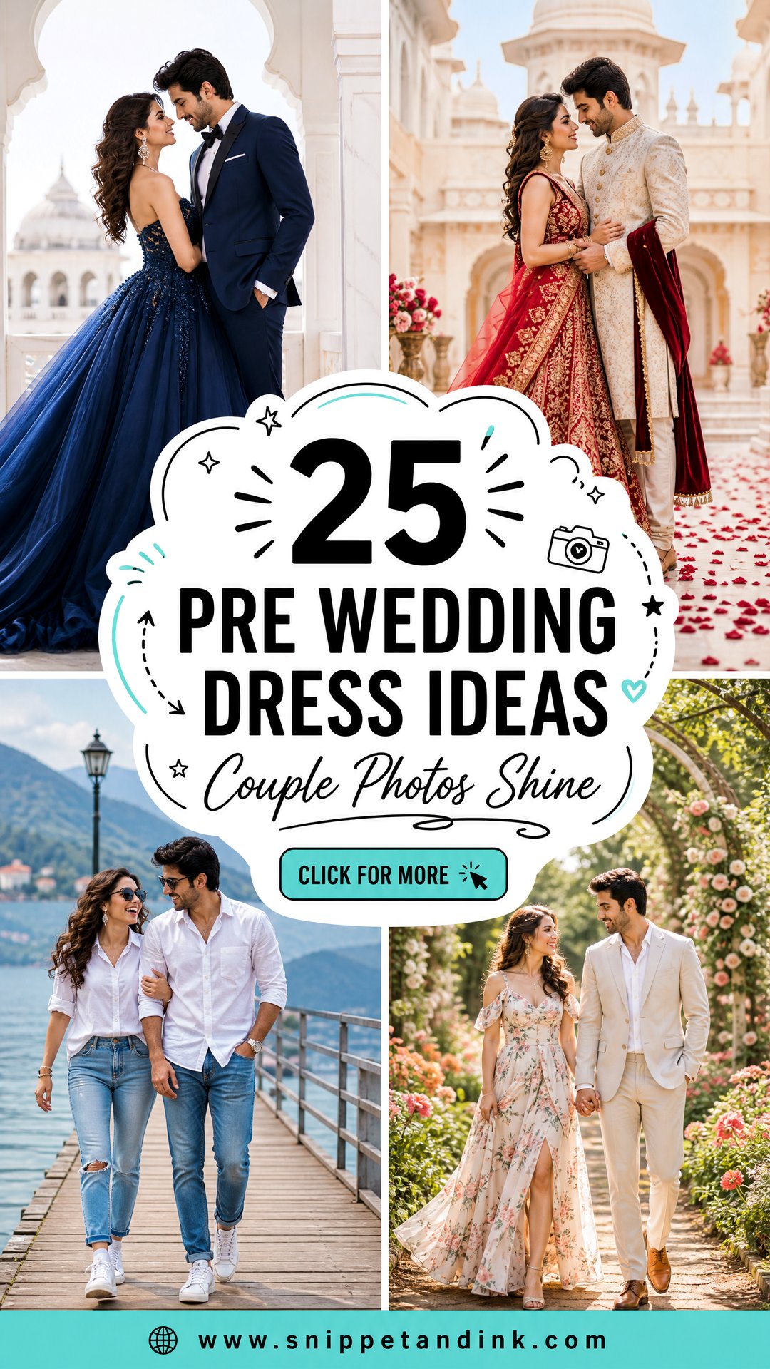 25 Pre Wedding Dress Ideas for Couple Photos That Shine - 25 Pre Wedding Dress Ideas for Couple Photos That Shine