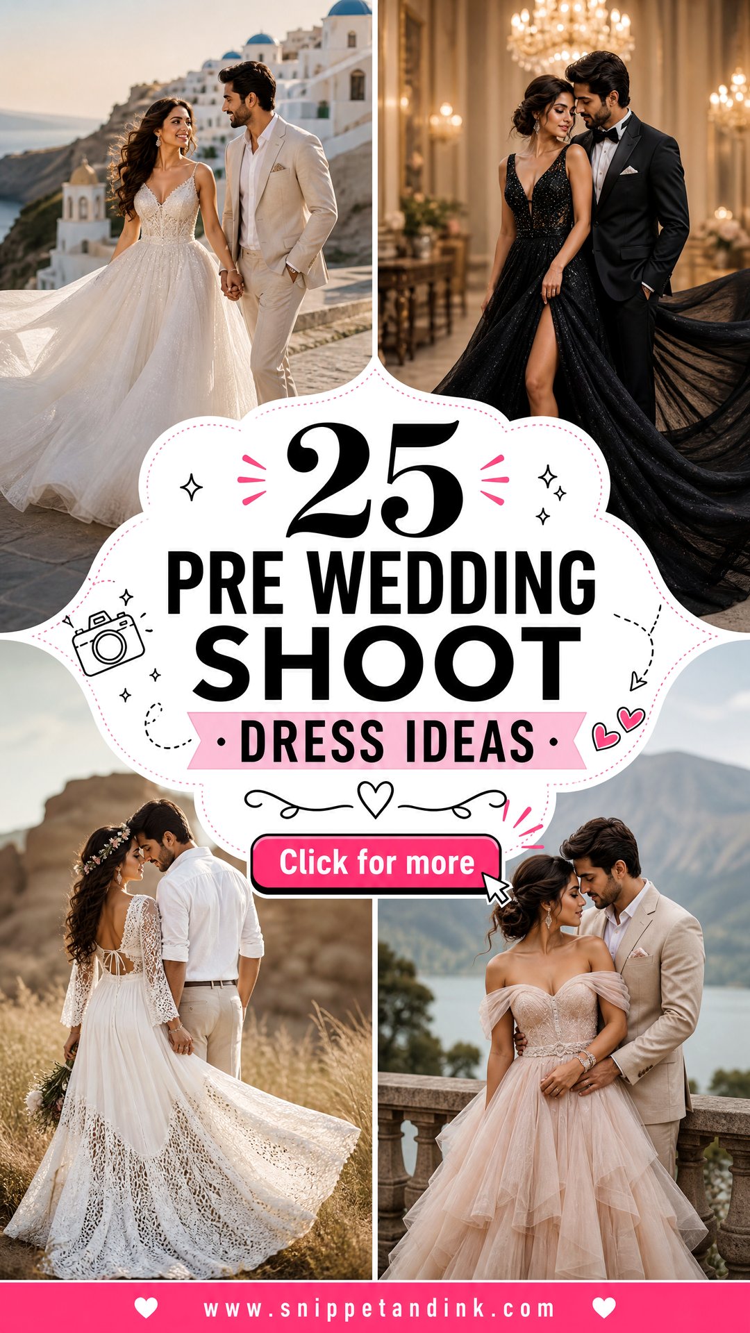 25 Pre Wedding Shoot Dress Ideas Romantic Looks for Couples - 25 Pre Wedding Shoot Dress Ideas: Romantic Looks for Couples