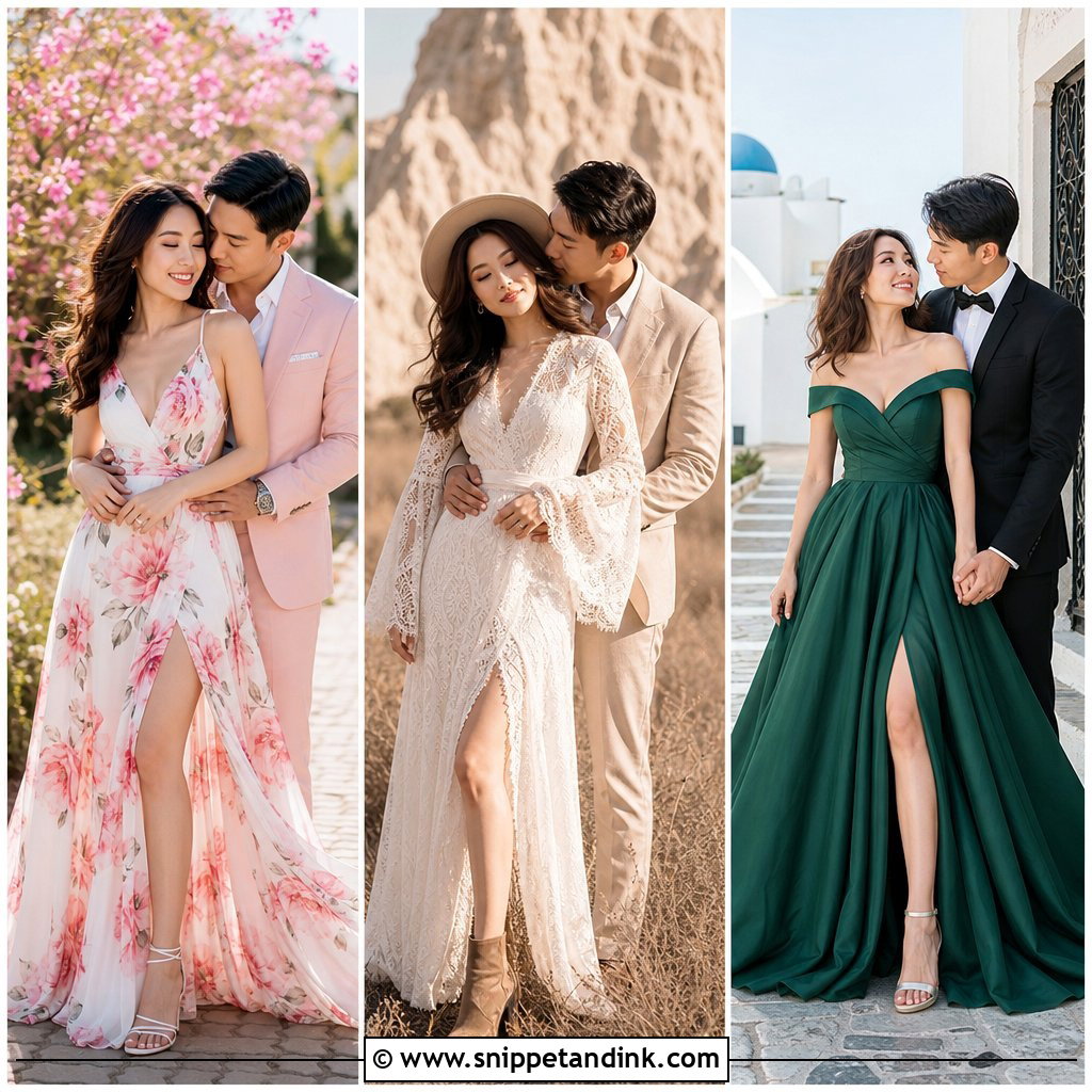 25 Prewedding Dress Ideas Romantic Looks for Every Couple