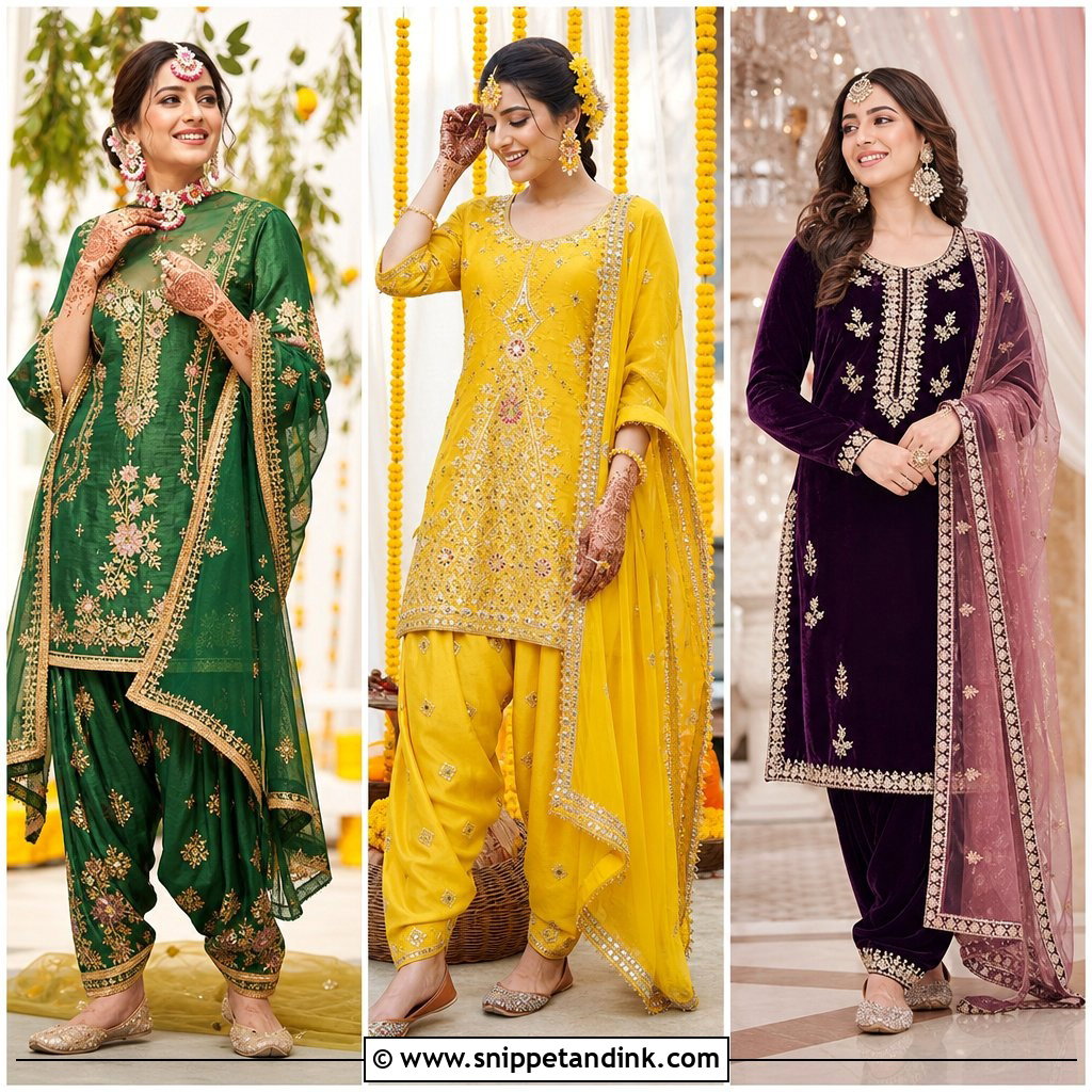 25 Punjabi Bridal Suit Ideas for a Stunning Regal Wedding Look