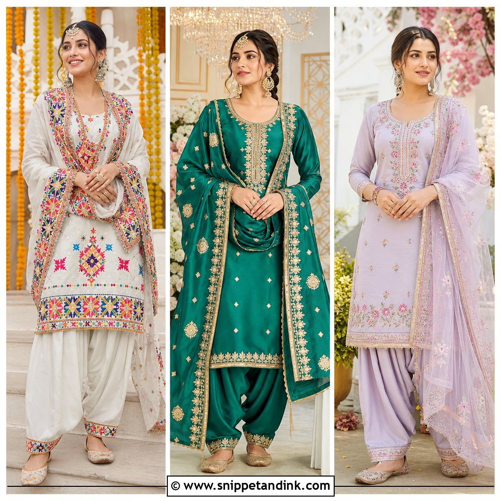 25 Punjabi Designer Boutique Wedding Suits Brides Will Love
