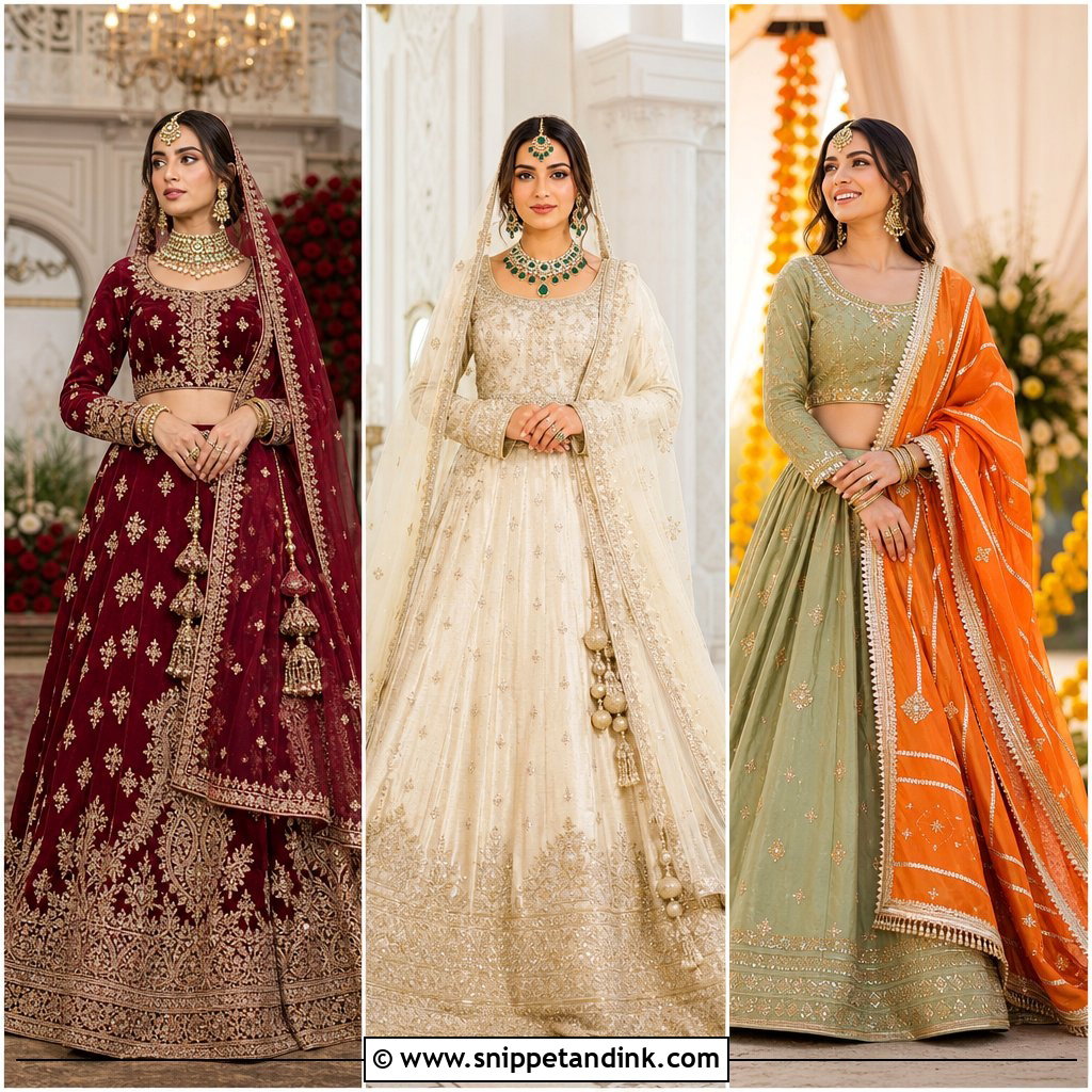 25 Punjabi Wedding Lengha Ideas for a Regal Bridal Look