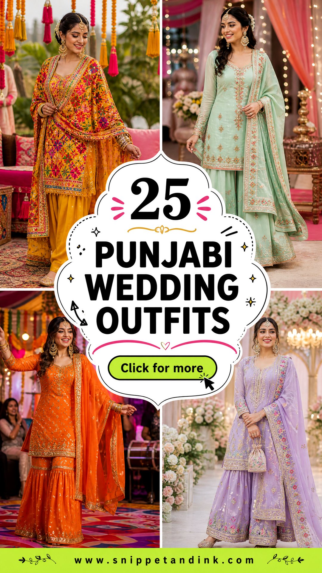 25 Punjabi Wedding Outfits for a Showstopping Bridal Look - 25 Punjabi Wedding Outfits for a Showstopping Bridal Look
