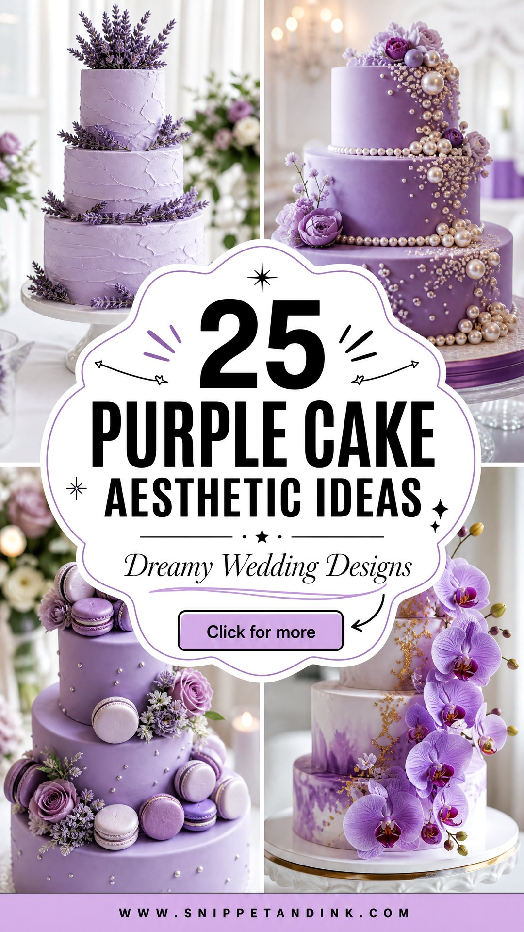 25 Purple Cake Aesthetic Ideas for Wedding Dreamy Designs - 25 Purple Cake Aesthetic Ideas for Wedding: Dreamy Designs