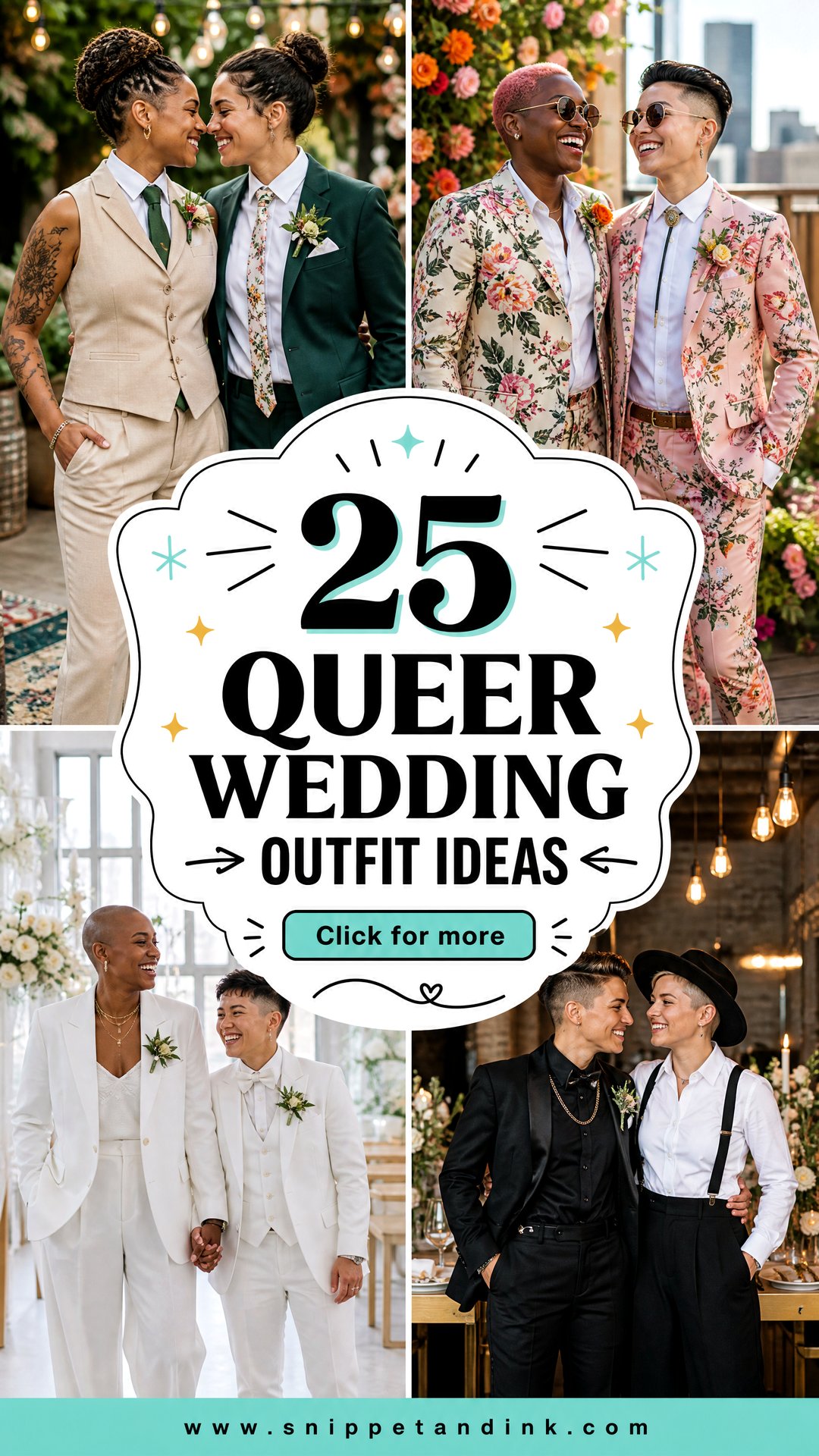 25 Queer Wedding Outfit Ideas for Every Style and Celebration - 25 Queer Wedding Outfit Ideas for Every Style and Celebration