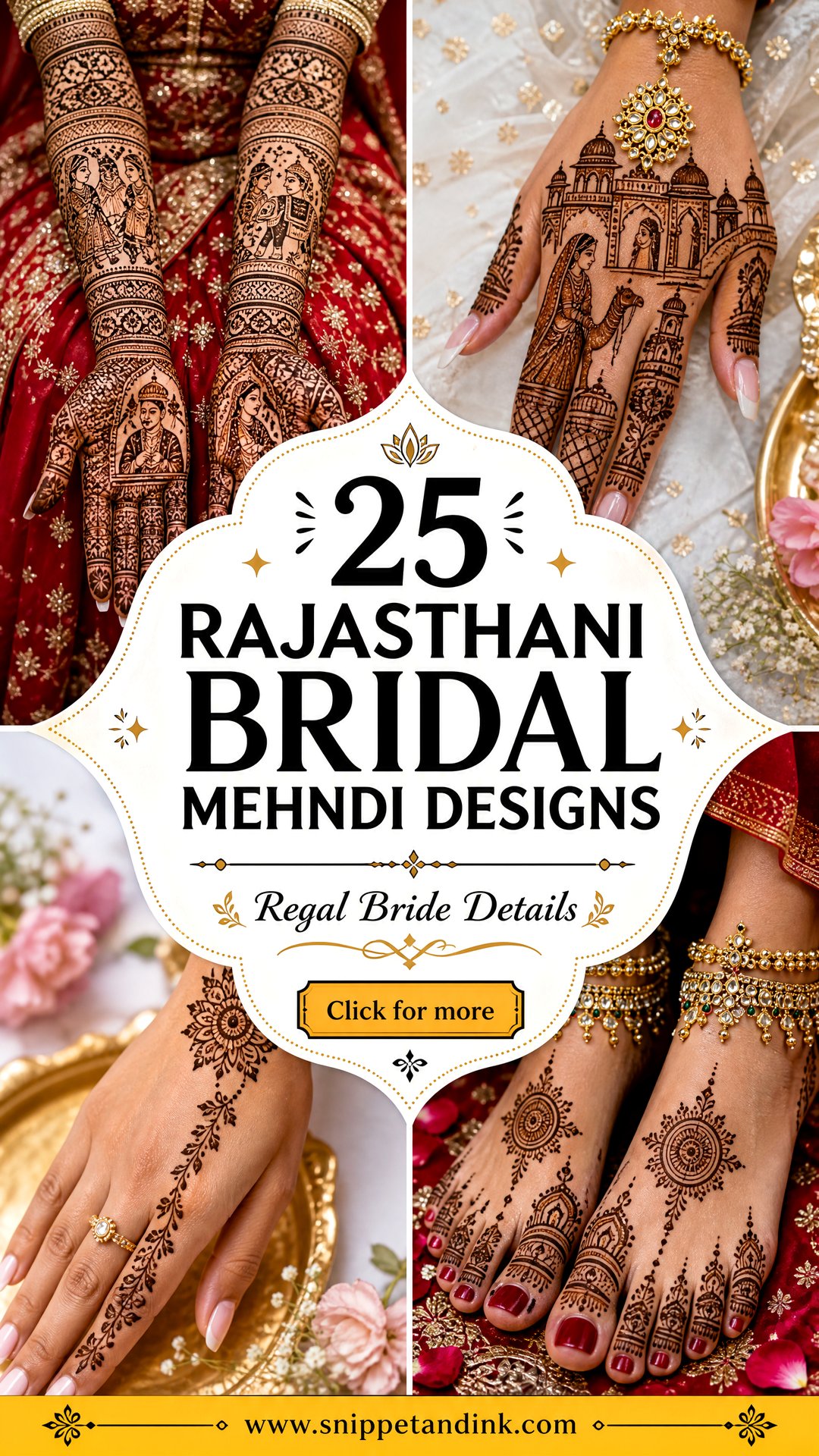 25 Rajasthani Bridal Mehndi Designs for Regal Brides - 25 Rajasthani Bridal Mehndi Designs for Regal Brides