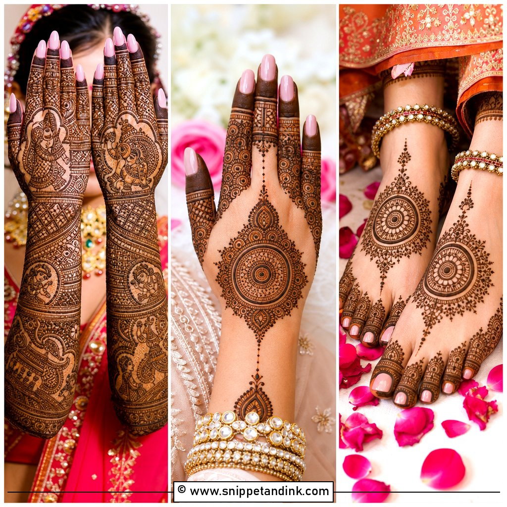 25 Rajasthani Bridal Mehndi Designs for Regal Brides
