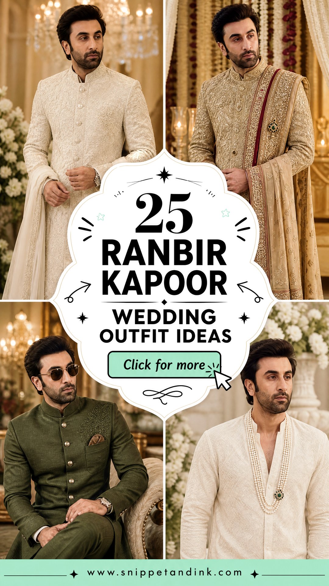 25 Ranbir Kapoor Wedding Outfit Ideas for Stylish Grooms - 25 Ranbir Kapoor Wedding Outfit Ideas for Stylish Grooms