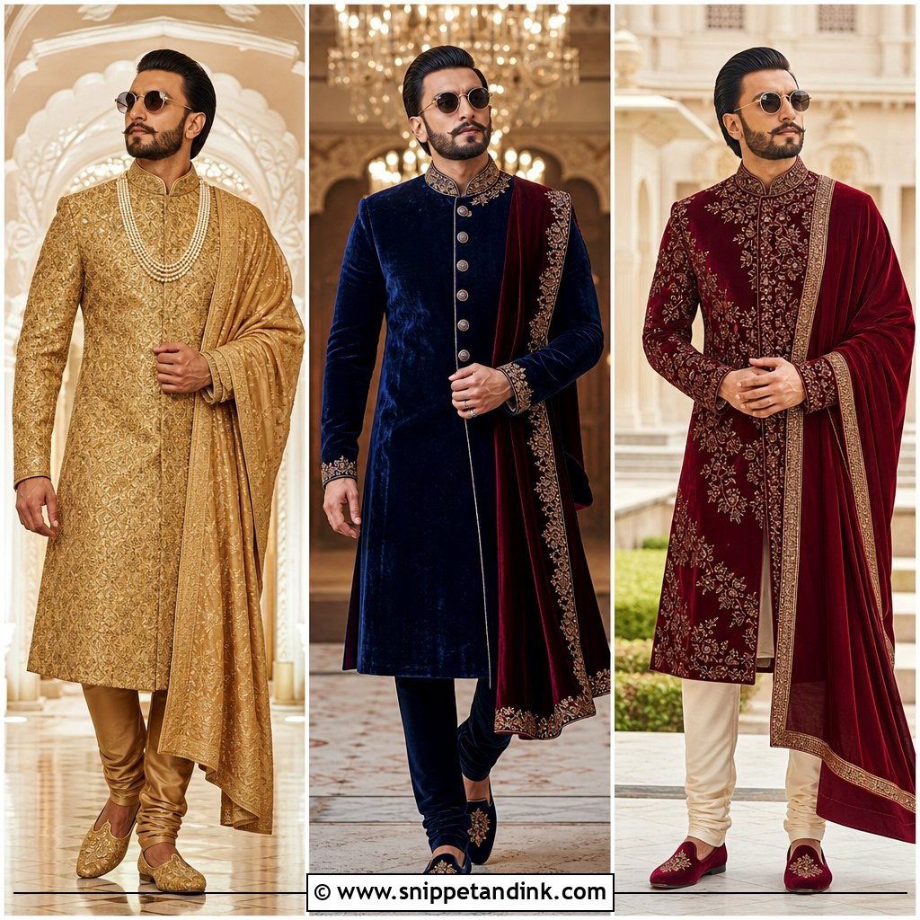 25 Ranveer Singh Wedding Outfit Ideas to Inspire Grooms