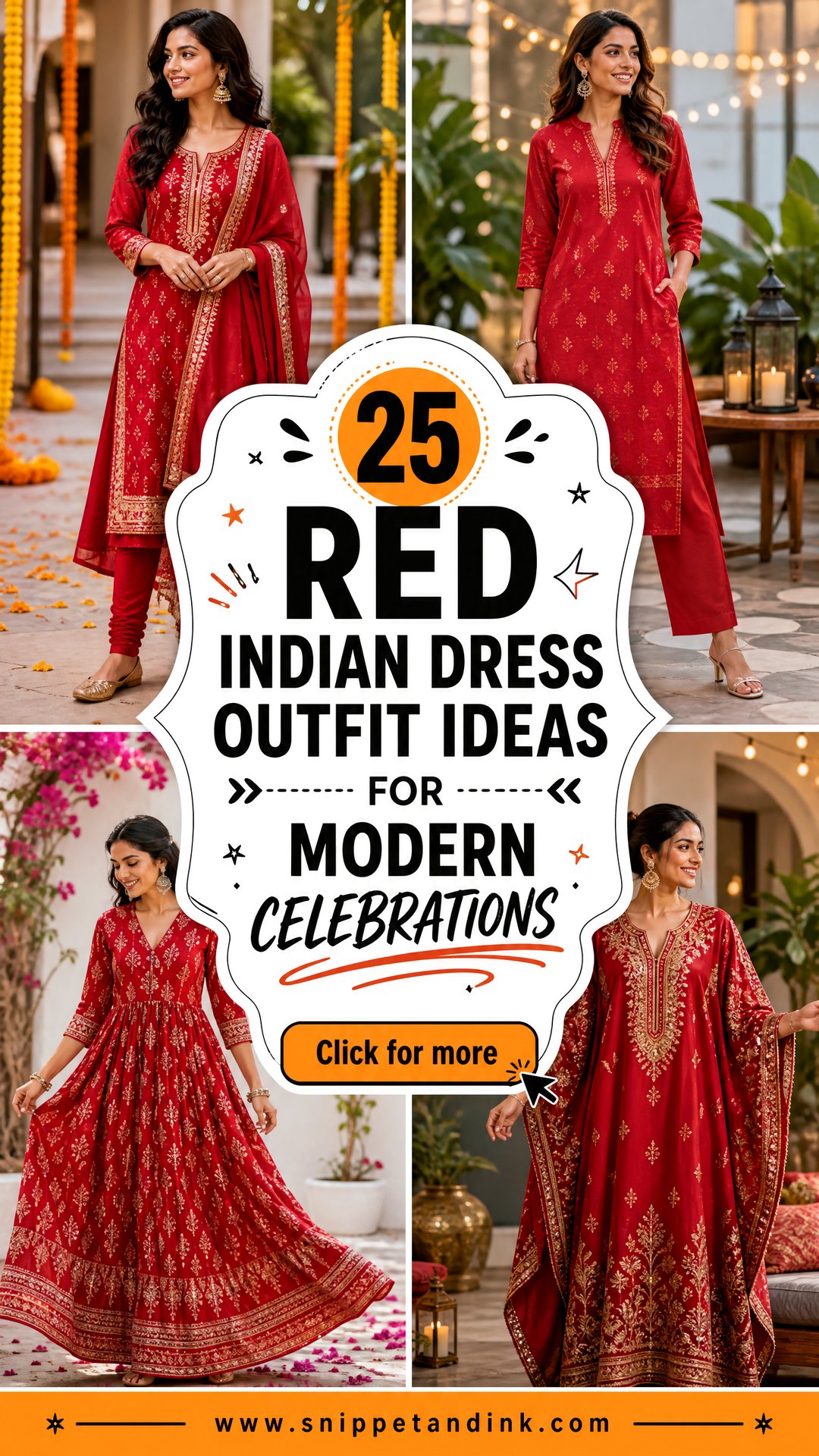 25 Red Indian Dress Outfit Ideas for Modern Celebrations - 25 Red Indian Dress Outfit Ideas for Modern Celebrations