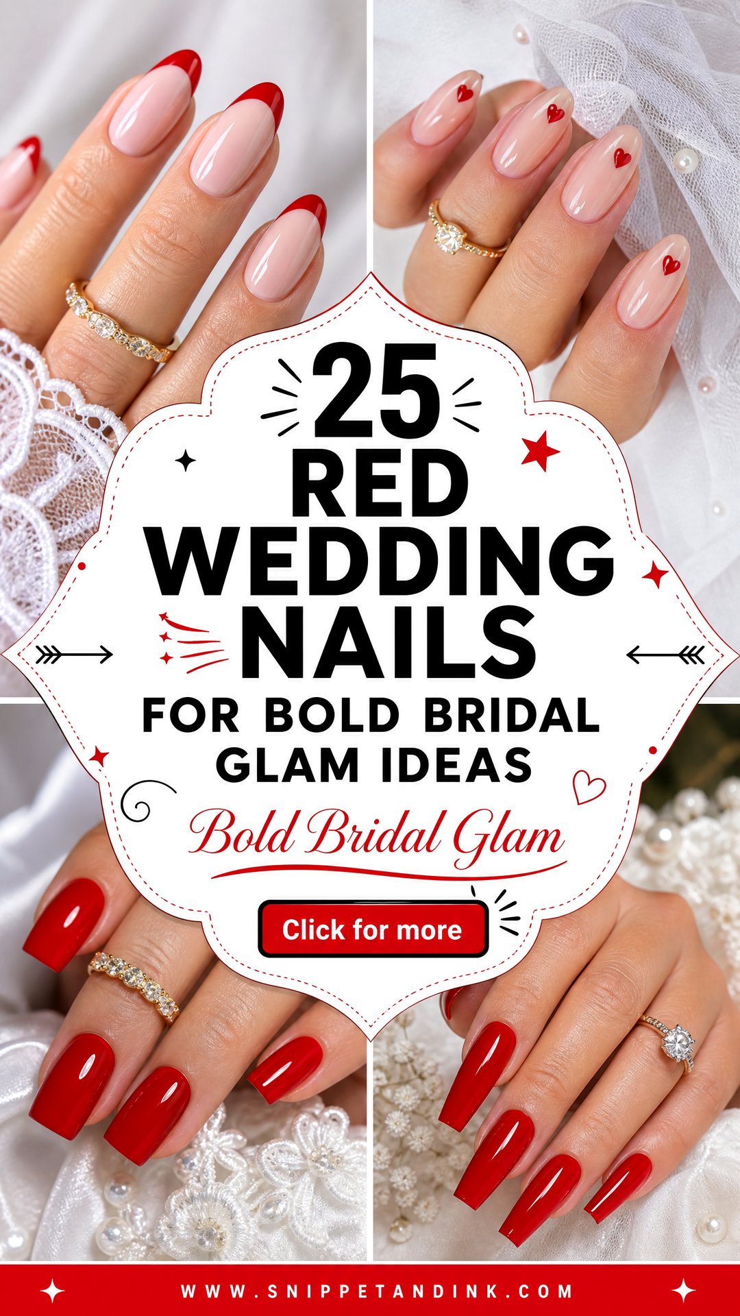 25 Red Wedding Nails For Bold Bridal Glam Ideas In 2026 - 25 Red Wedding Nails For Bold Bridal Glam Ideas In 2026