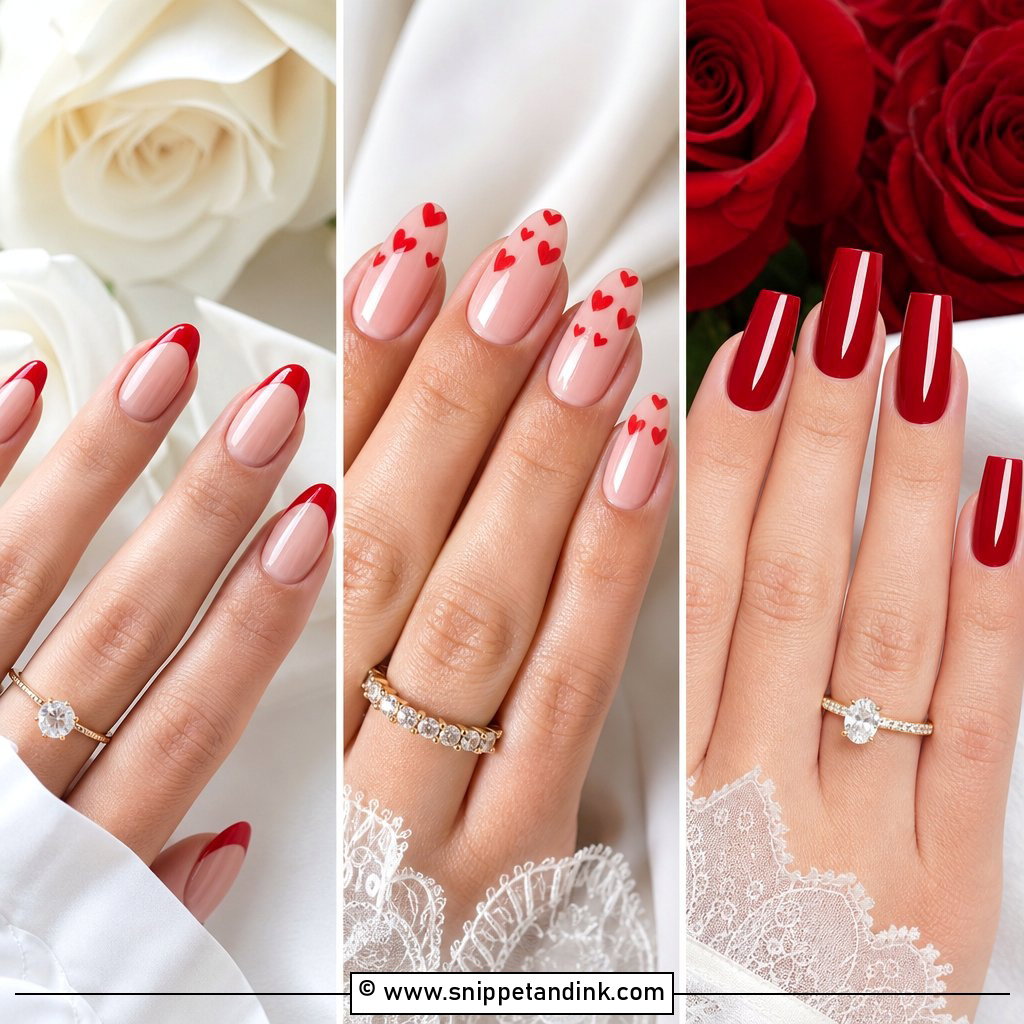 25 Red Wedding Nails For Bold Bridal Glam Ideas In 2026