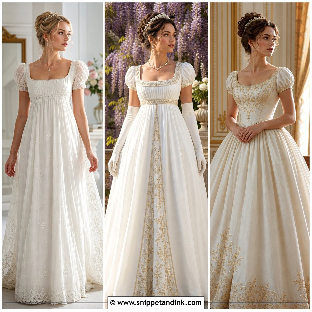 25 Regency Wedding Dress Ideas