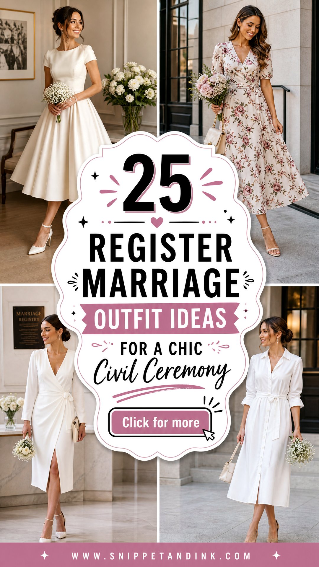 25 Register Marriage Outfit Ideas for a Chic Civil Ceremony - 25 Register Marriage Outfit Ideas for a Chic Civil Ceremony