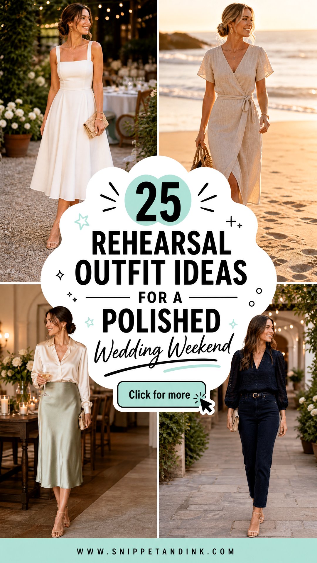 25 Rehearsal Outfit Ideas for a Polished Wedding Weekend - 25 Rehearsal Outfit Ideas for a Polished Wedding Weekend