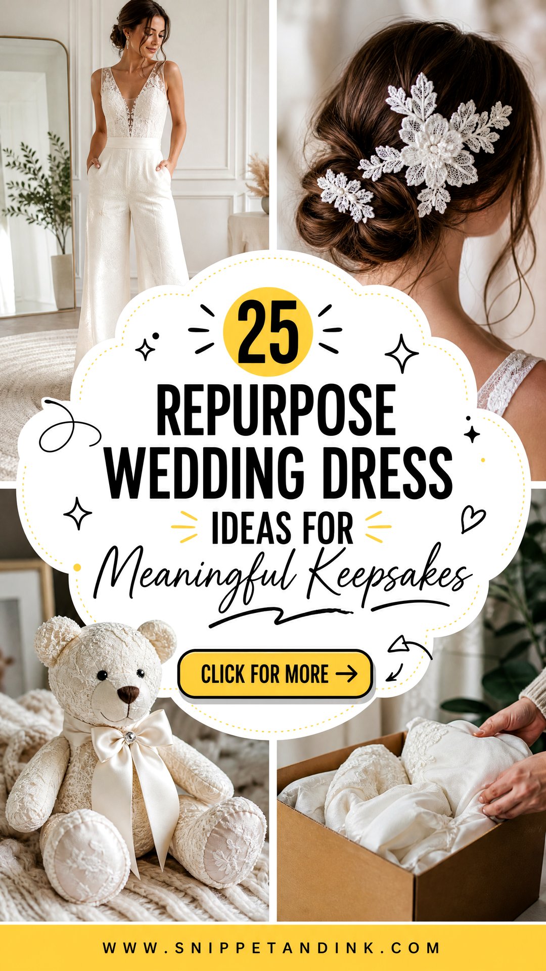 25 Repurpose Wedding Dress Ideas for Meaningful Keepsakes - 25 Repurpose Wedding Dress Ideas for Meaningful Keepsakes