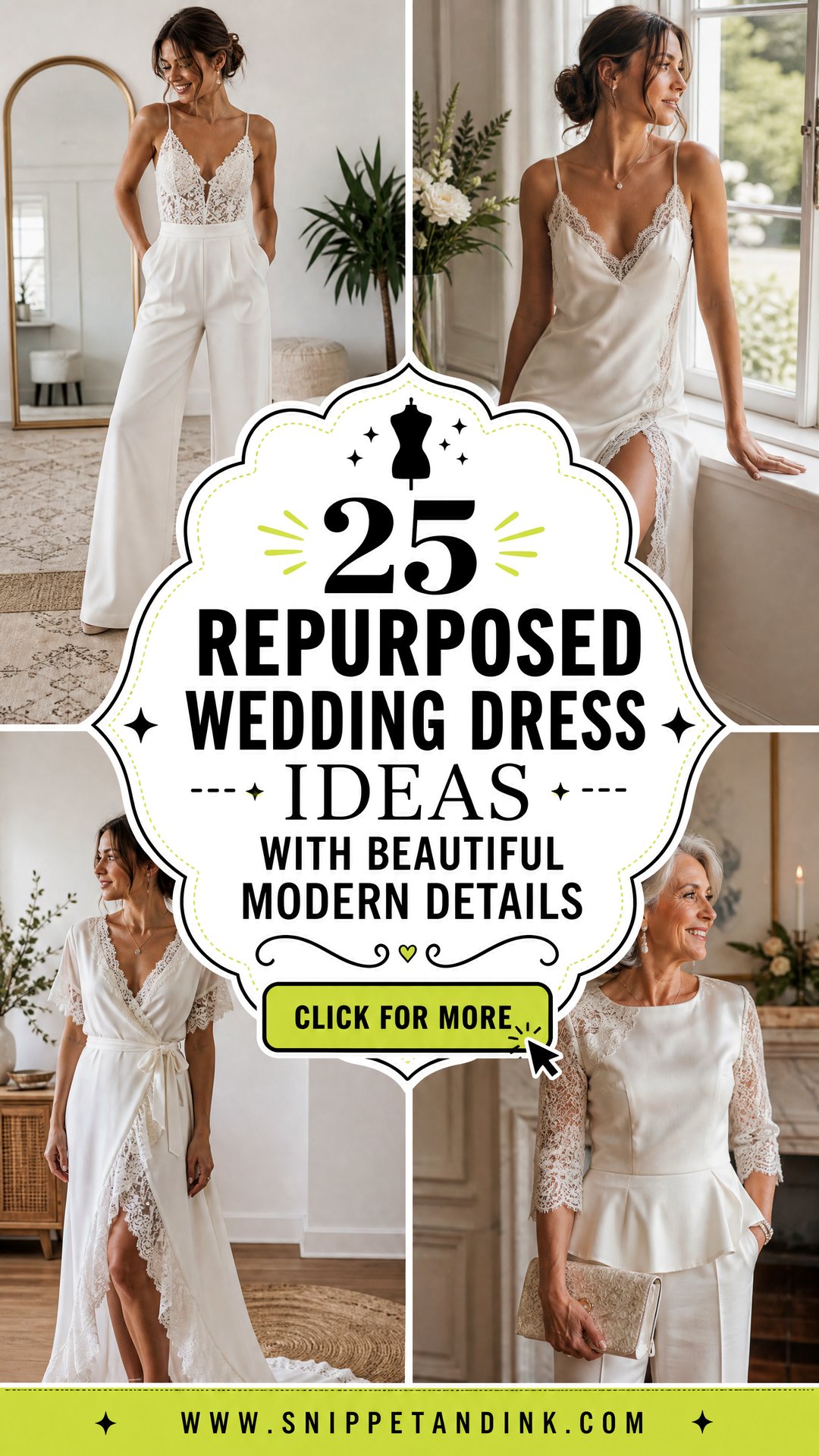 25 Repurposed Wedding Dress Ideas With Beautiful Modern Details - 25 Repurposed Wedding Dress Ideas With Beautiful Modern Details