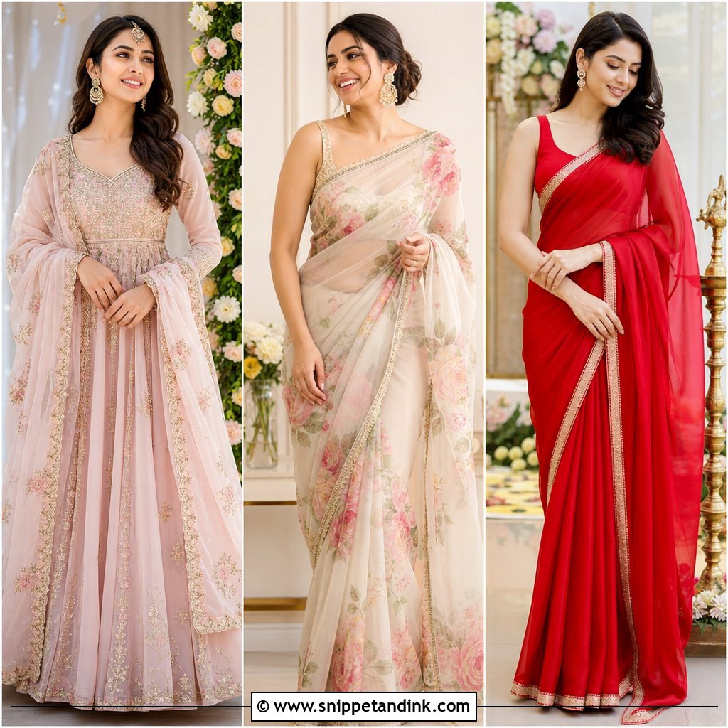 25 Roka Ceremony Outfits Simple