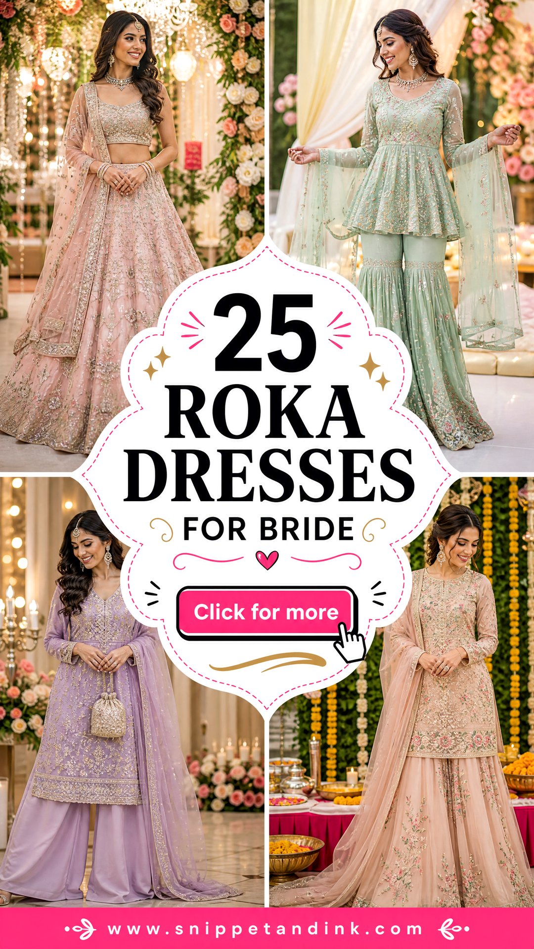 25 Roka Dresses for Bride Picture-Perfect Celebration Looks - 25 Roka Dresses for Bride: Picture-Perfect Celebration Looks
