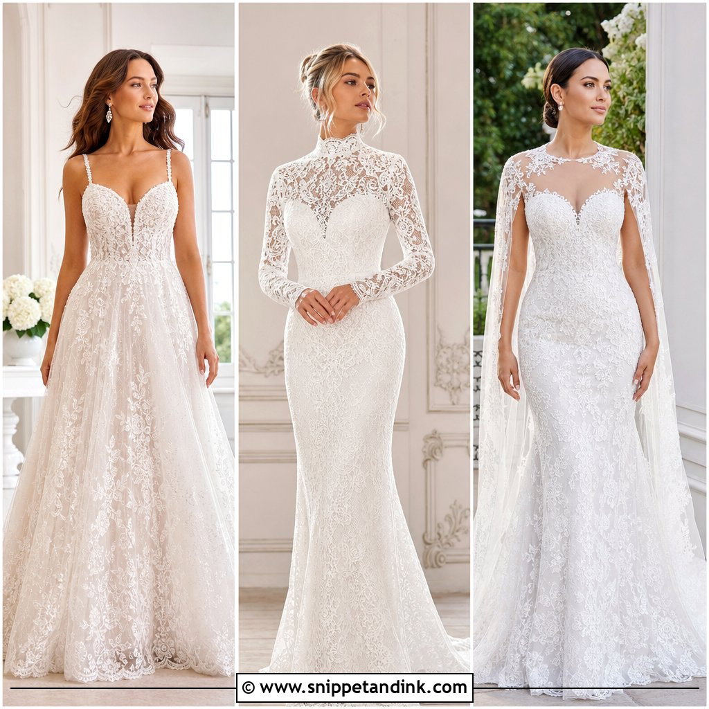 25 Romantic Lace Wedding Dress Ideas: Dreamy Styles for Brides