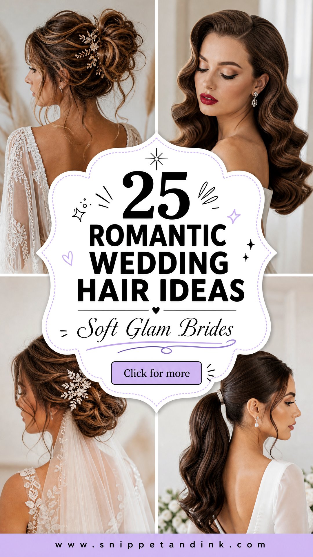 25 Romantic Wedding Hair Ideas For Soft Glam Brides In 2026 - 25 Romantic Wedding Hair Ideas For Soft Glam Brides In 2026