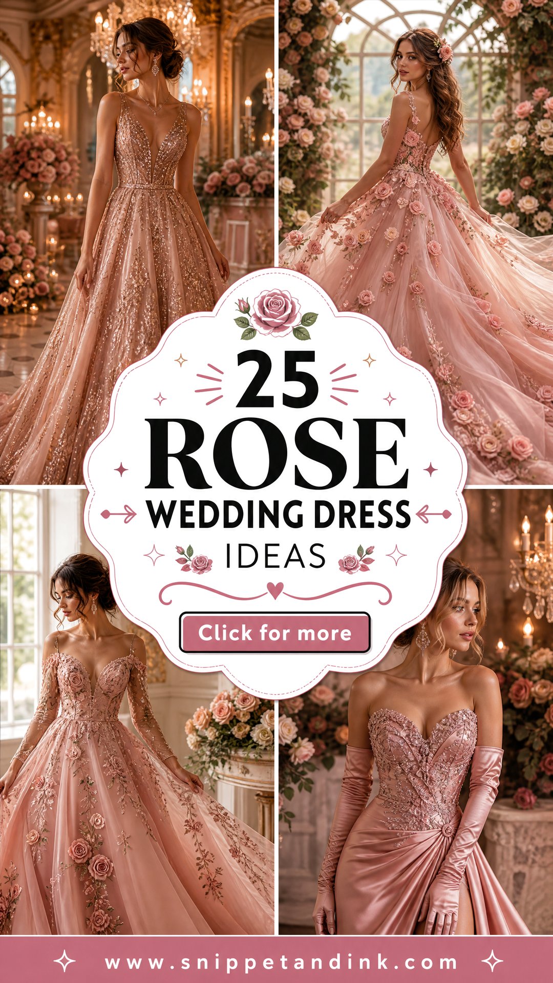 25 Rose Wedding Dress Ideas Dreamy Floral Looks for Brides - 25 Rose Wedding Dress Ideas: Dreamy Floral Looks for Brides