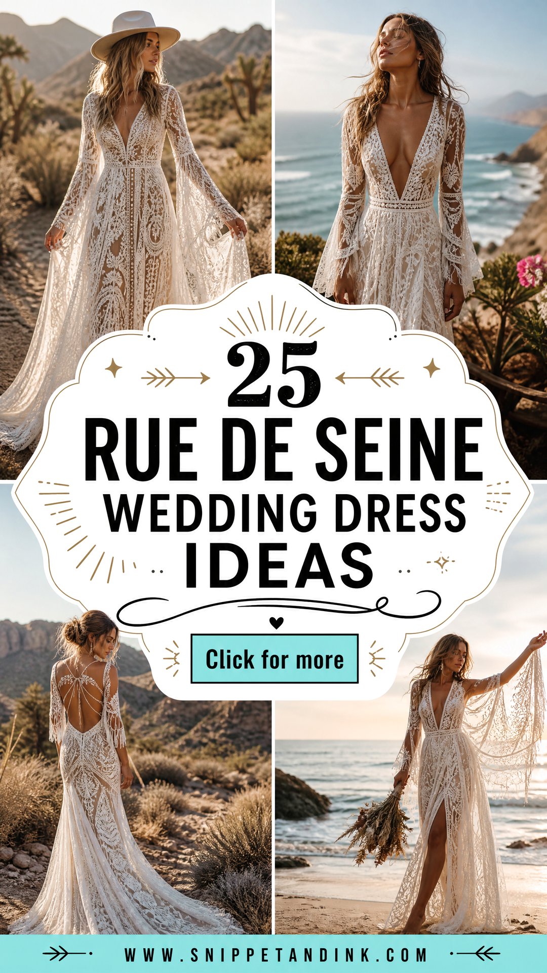 25 Rue De Seine Wedding Dress Ideas Dreamy Boho Bridal Looks - 25 Rue De Seine Wedding Dress Ideas: Dreamy Boho Bridal Looks