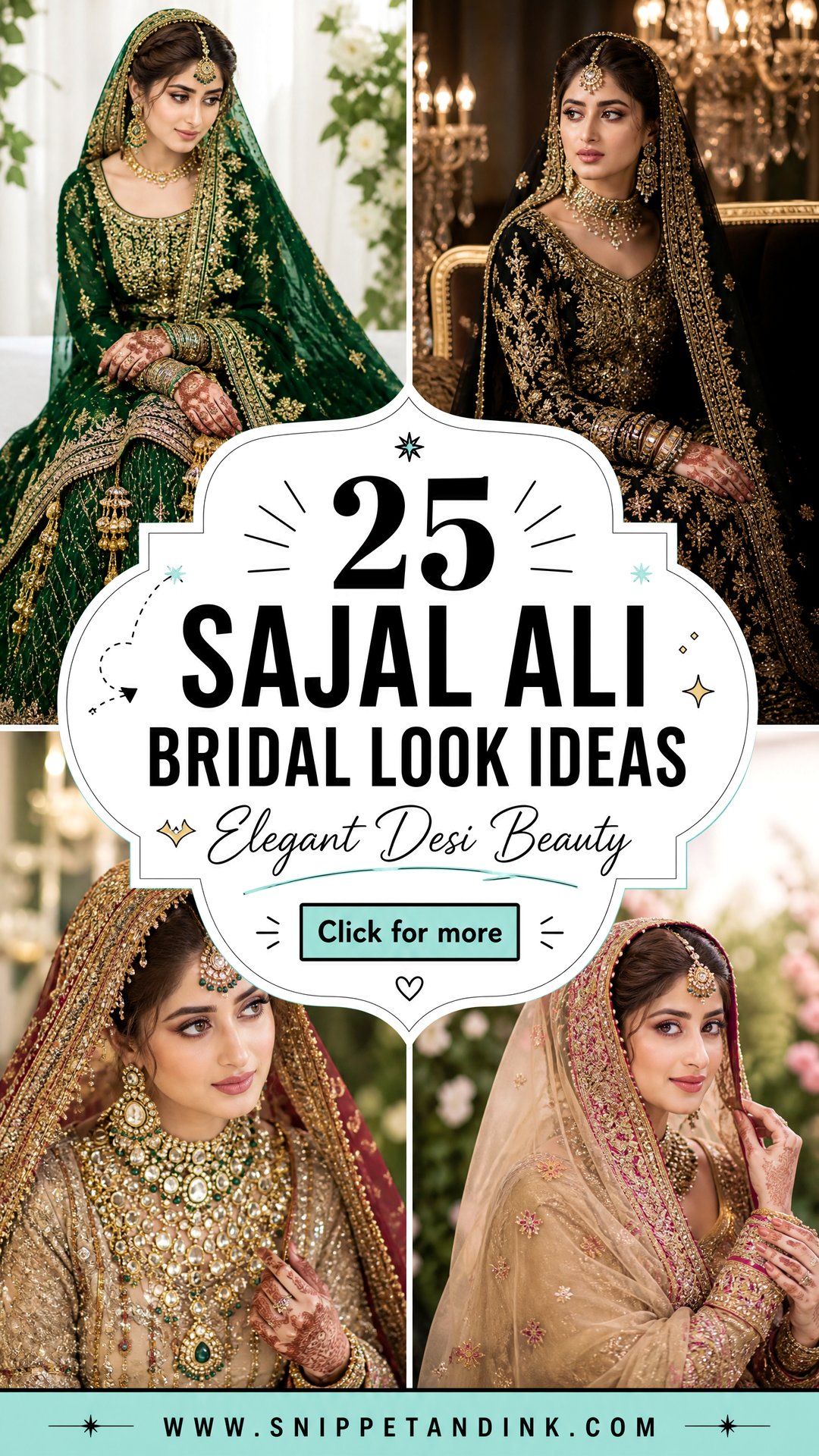 25 Sajal Ali Bridal Look Ideas for Elegant Desi Brides - 25 Sajal Ali Bridal Look Ideas for Elegant Desi Brides