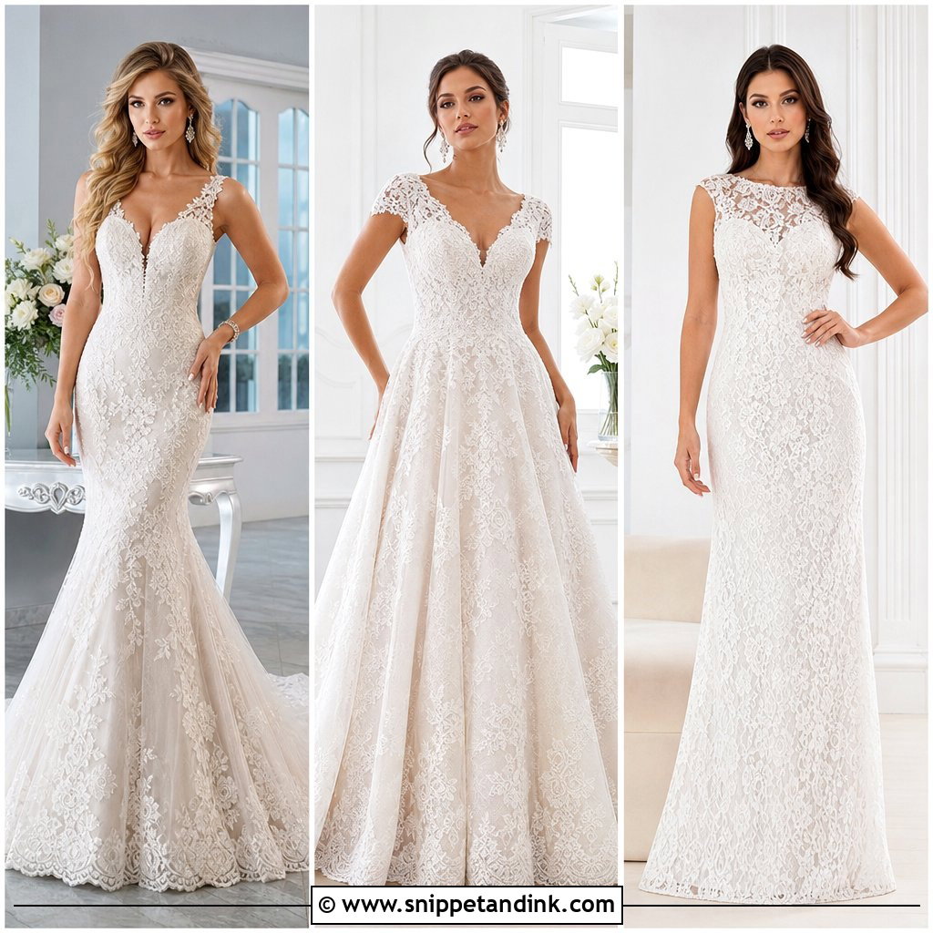 25 Sample Lace Gown Styles: Elegant Inspiration for Brides