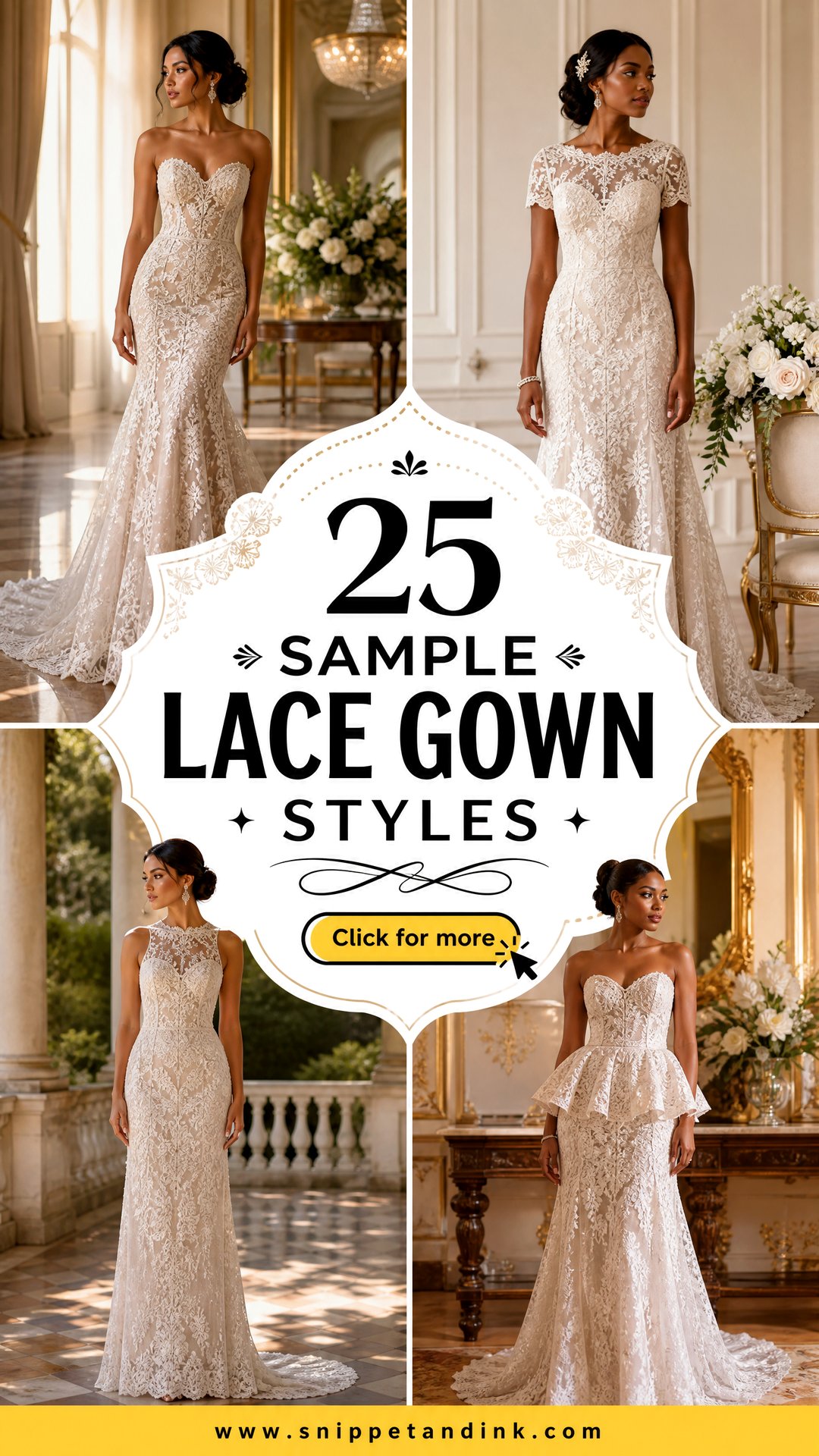 25 Sample Lace Gown Styles Elegant Inspiration for Brides - 25 Sample Lace Gown Styles: Elegant Inspiration for Brides