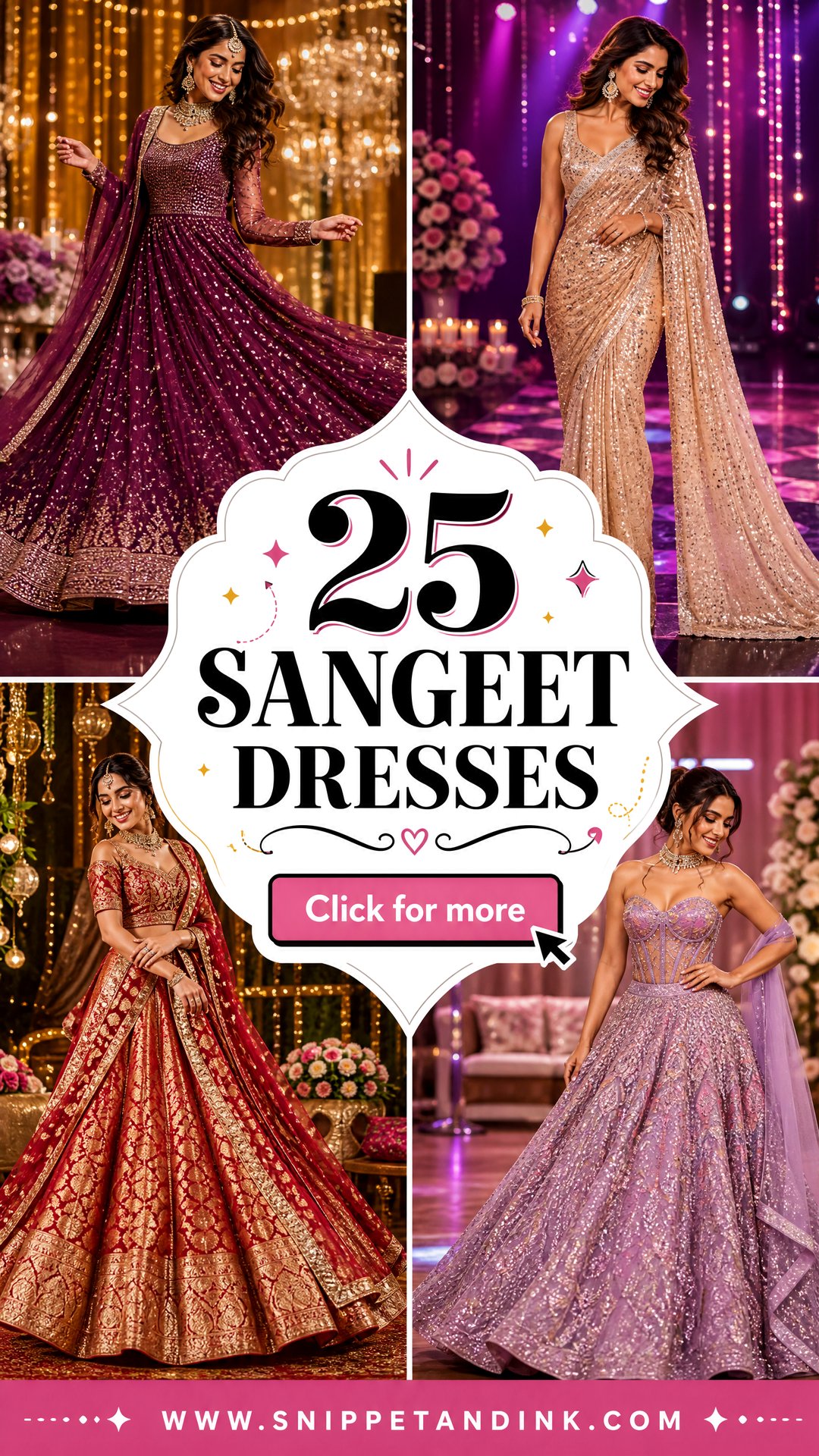 25 Sangeet Dresses That Bring Glamour to Wedding Festivities - 25 Sangeet Dresses That Bring Glamour to Wedding Festivities