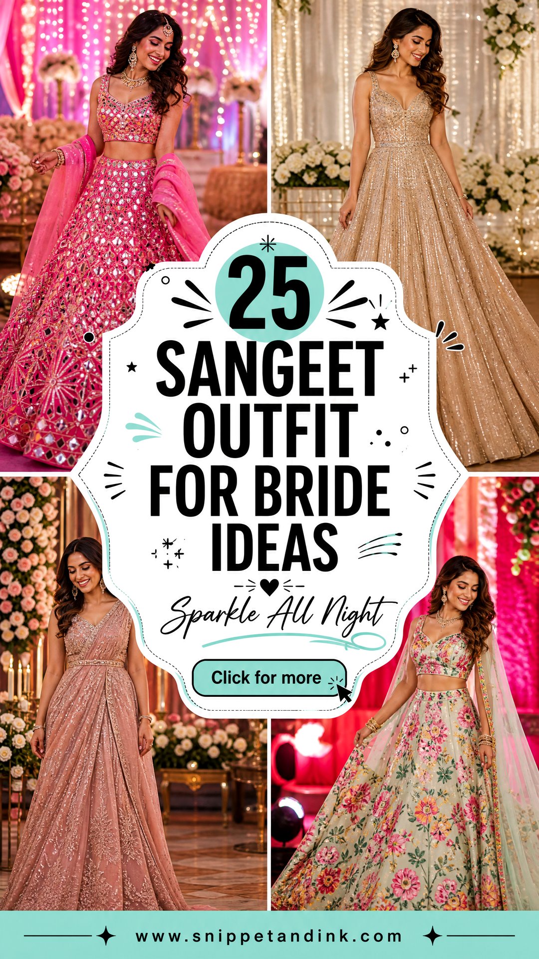 25 Sangeet Outfit for Bride Ideas to Sparkle All Night - 25 Sangeet Outfit for Bride Ideas to Sparkle All Night