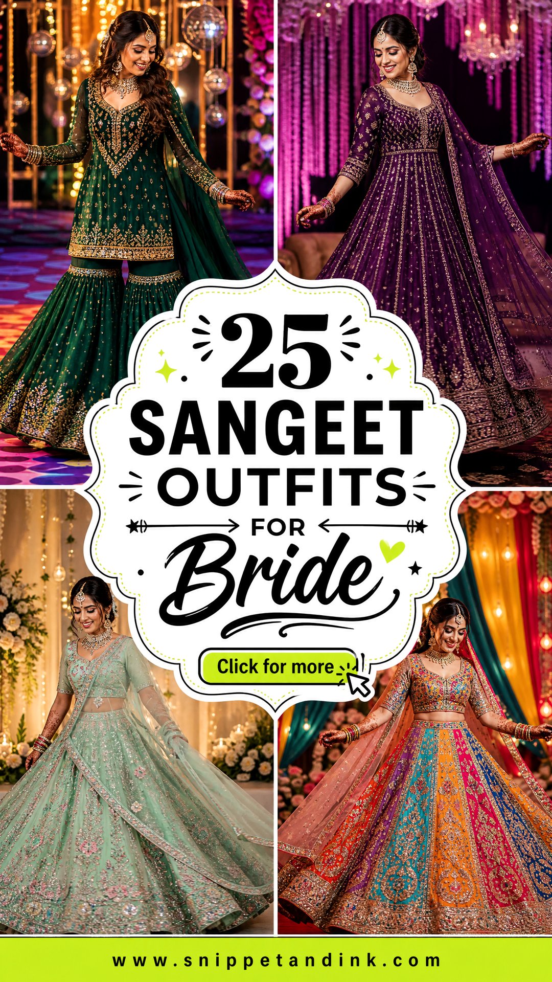 25 Sangeet Outfits for Bride Stunning Looks for Her Night - 25 Sangeet Outfits for Bride: Stunning Looks for Her Night