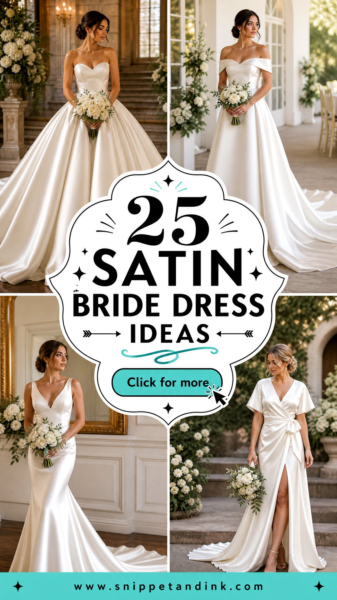25 Satin Bride Dress Ideas for a Polished Wedding Look - 25 Satin Bride Dress Ideas for a Polished Wedding Look