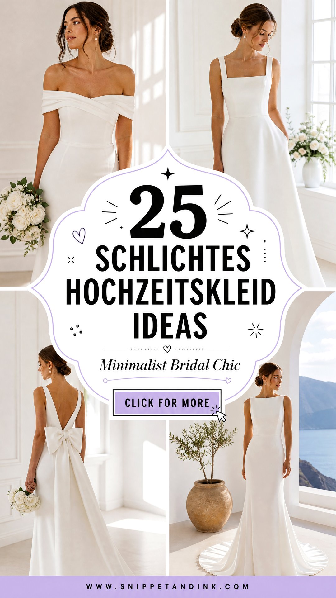 25 Schlichtes Hochzeitskleid Ideas for Minimalist Brides - 25 Schlichtes Hochzeitskleid Ideas for Minimalist Brides