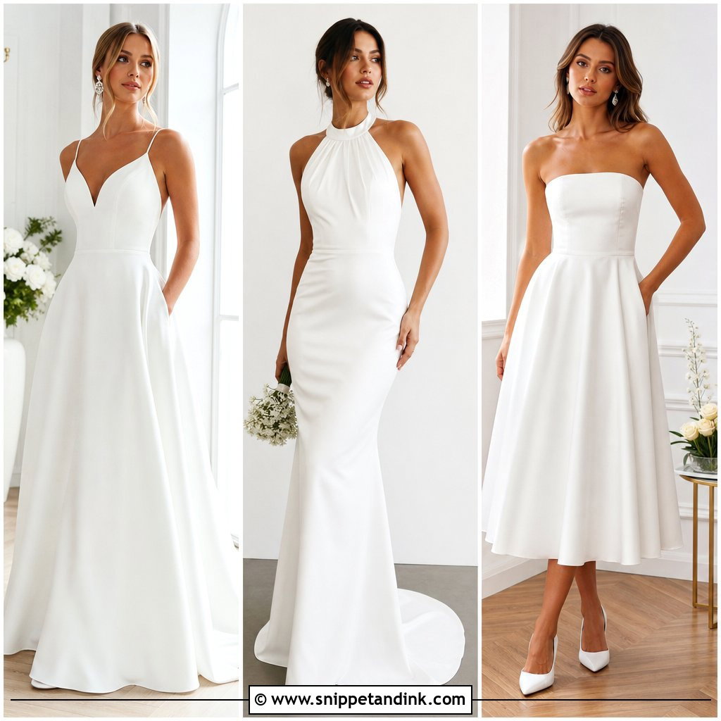 25 Schlichtes Hochzeitskleid Ideas