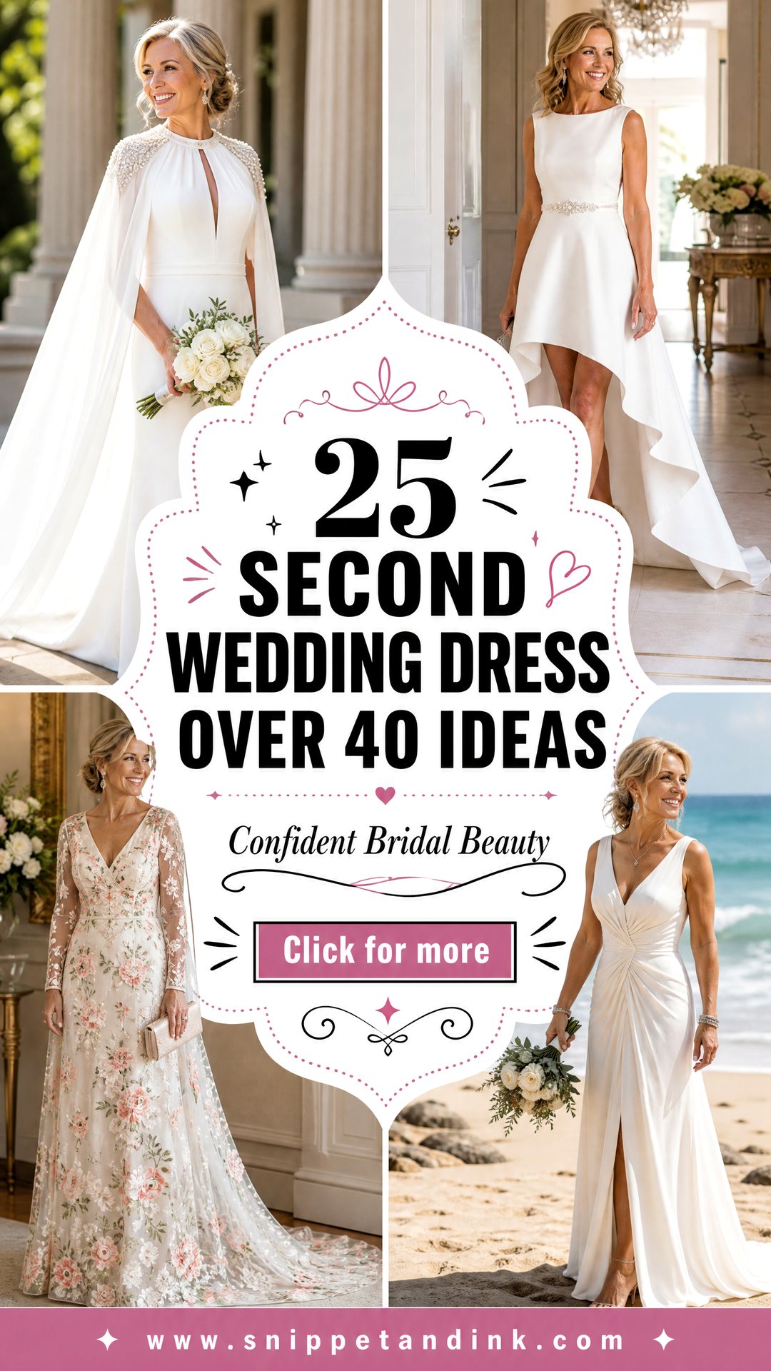 25 Second Wedding Dress Over 40 Ideas for Confident Brides - 25 Second Wedding Dress Over 40 Ideas for Confident Brides