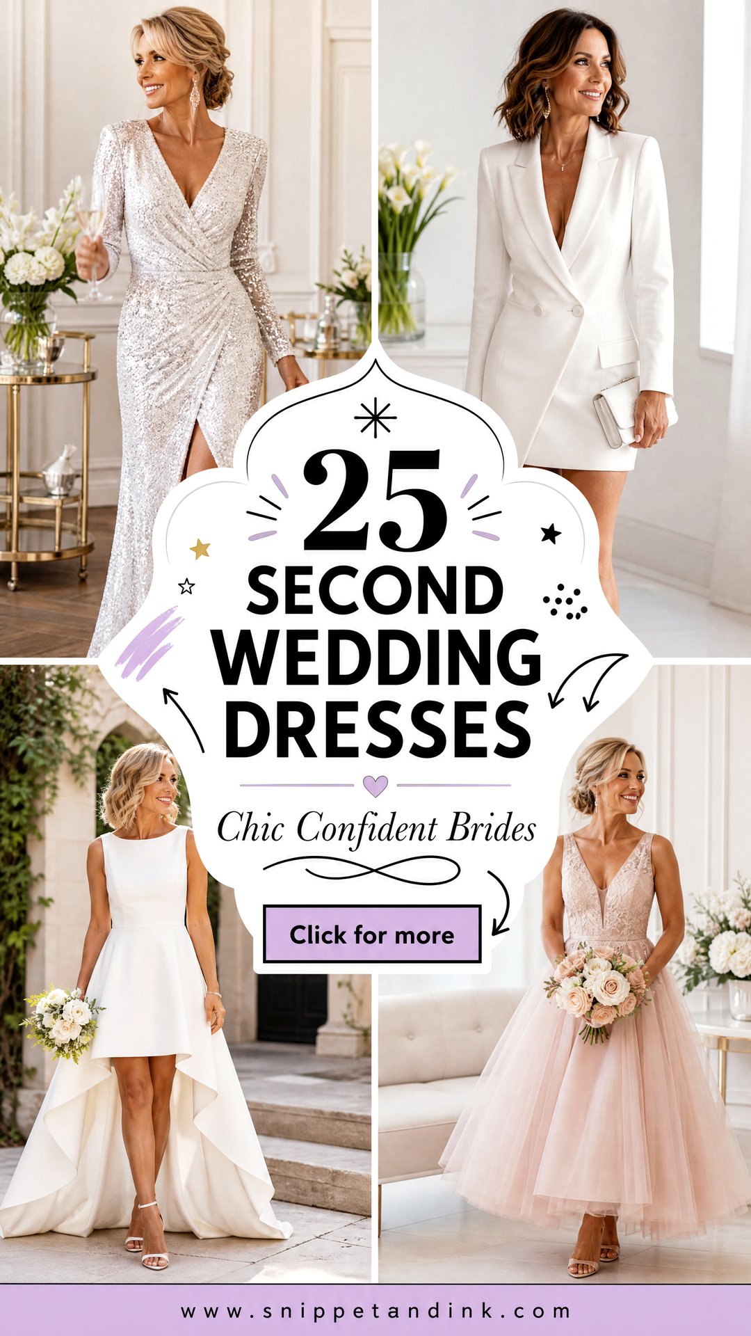 25 Second Wedding Dresses for Chic Confident Brides Over 40 - 25 Second Wedding Dresses for Chic, Confident Brides Over 40