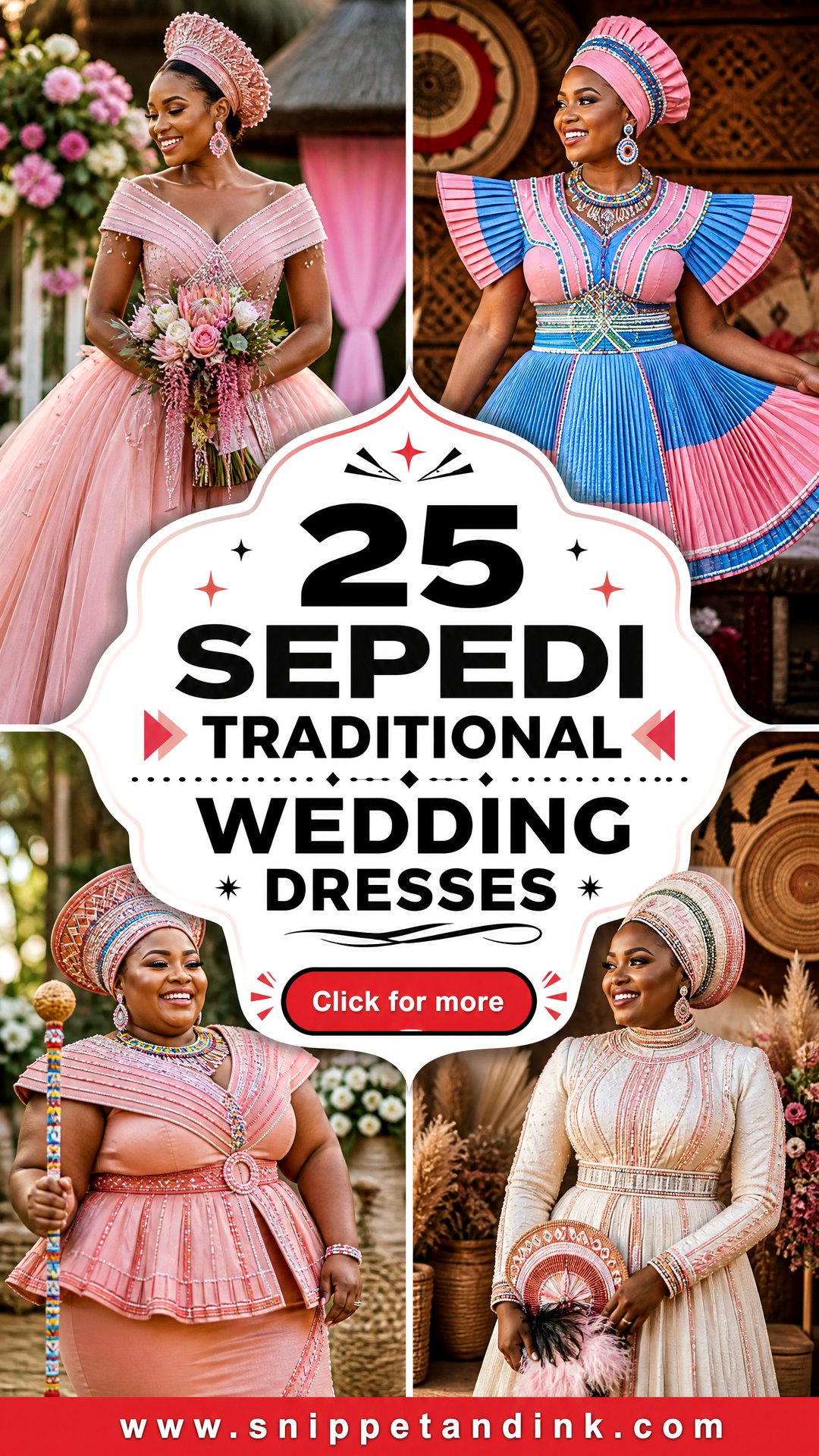 25 Sepedi Traditional Wedding Dresses Rich in Heritage - 25 Sepedi Traditional Wedding Dresses Rich in Heritage