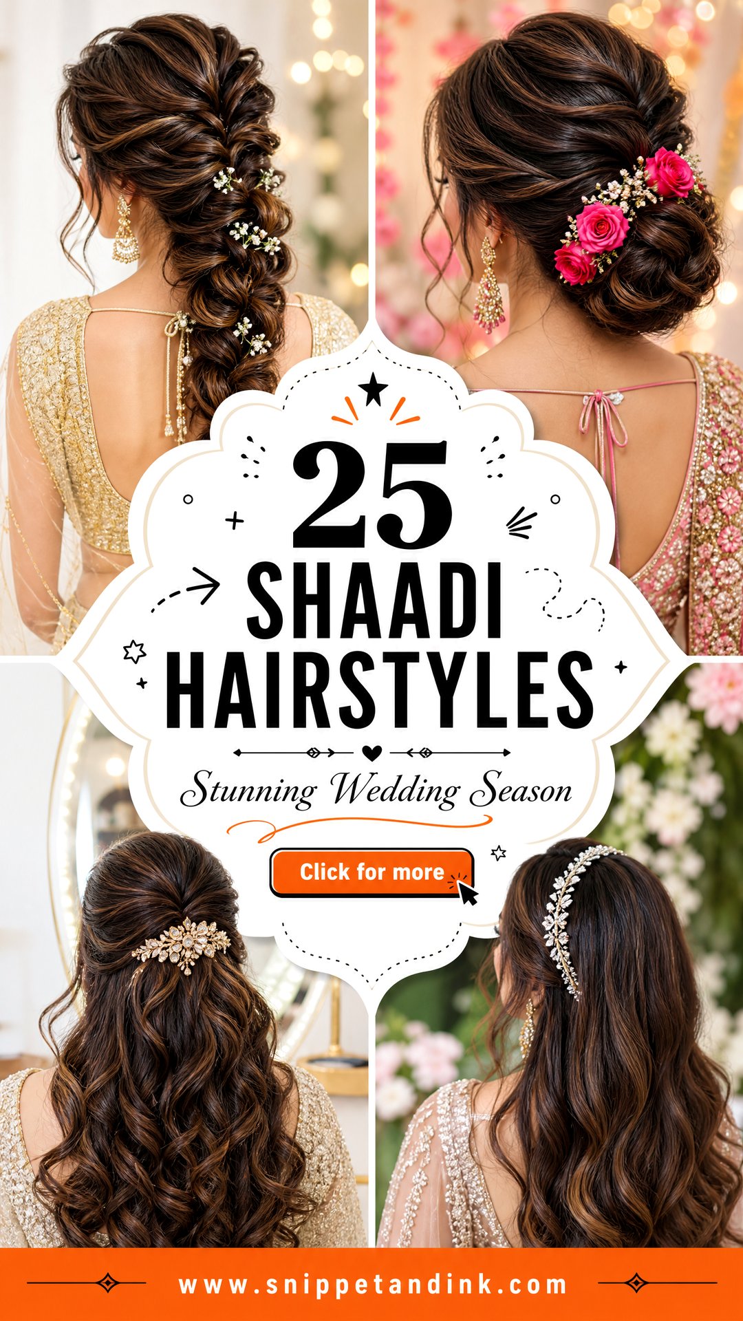 25 Shaadi Hairstyles For Stunning Brides This Wedding Season - 25 Shaadi Hairstyles For Stunning Brides This Wedding Season