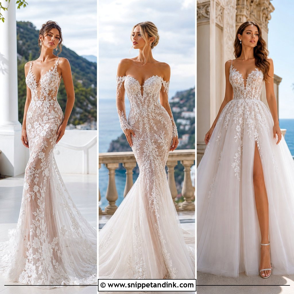 25 Sheer Wedding Dress Ideas for Bold, Romantic Brides