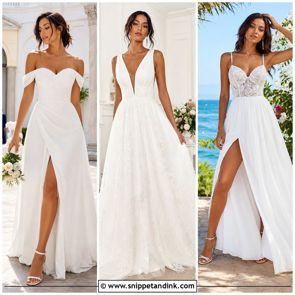25 Shein Wedding Dress Ideas for Chic Brides on a Budget